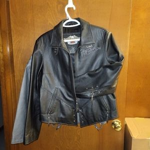 Harley Davidson Black Leather Jacket